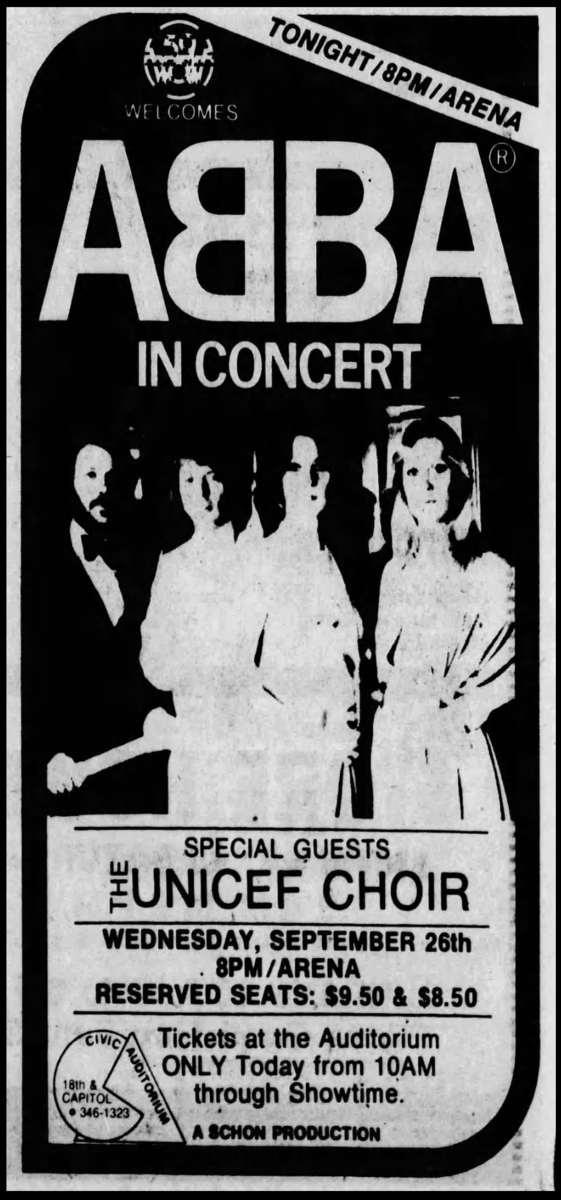 ABBA Concert & Tour History (Updated for 2026) | Concert Archives