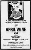 April Wine / Scrubbaloe-Caine on Mar 22, 1974 [429-small]