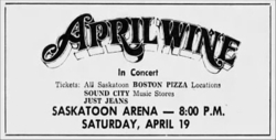 April Wine on Apr 19, 1975 [302-small]
