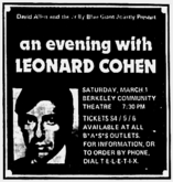 Leonard Cohen on Mar 1, 1975 [326-small]