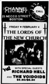 Lords Of The New Church / Richard Hell & The Voidoids on Feb 4, 1983 [390-small]