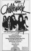 Chilliwack / The Harlequins / Gary Cramer & The Works on Mar 2, 1980 [486-small]