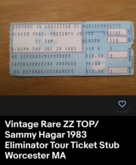ZZ Top / Sammy Hagar on Jul 28, 1983 [403-small]