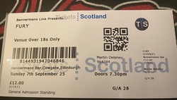 tags: Wailing Banshee, Fury, Edinburgh, Scotland, United Kingdom, Ticket, Bannerman's - Fury / Wailing Banshee on Sep 7, 2025 [511-small]