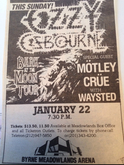 Ozzy Osbourne / Mötley Crüe / Waysted on Jan 22, 1984 [805-small]