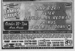 Filter / System of a Down / Method Man / Redman / Limp Bizkit / Primus on Oct 20, 1999 [894-small]
