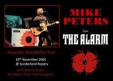 Door security on the night took all tickets and wouldn't return, so I made my own ticket, just for my album, Mike Peters / Baz Warne on Nov 29, 2001 [089-small]