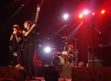 AFI ~ Davey Havok, Jade Puget & Adam Carson, tags: AFI, San Diego, California, United States, Viejas Arena, San Diego State University - Anberlin / Thrice / Paper Tongues / AFI / Rise Against / Thirty Seconds to Mars on Dec 13, 2009 [385-small]