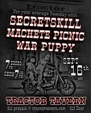 Poster, Secretskill / Machete Picnic / War Puppy on Sep 16, 2025 [586-small]
