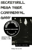 Poster, Secretskill / Mega Tiger / Continental Giant on Oct 10, 2025 [593-small]