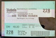 Die Toten Hosen / Bad Religion / JBO / Such a Surge / Rancid / Mad Sin on Aug 22, 1998 [967-small]