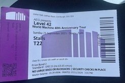 tags: Level 42, Edinburgh, Scotland, United Kingdom, Ticket, Usher Hall - Level 42 / Roachford on Sep 21, 2025 [242-small]