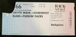 Dritte Wahl / Scheintot / Bums / Fuckin' Faces on May 6, 1997 [791-small]