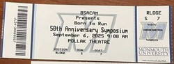 Born to Run at 50 Symposium on Sep 6, 2025 [507-small]
