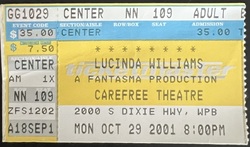Lucinda Williams / Matthew Ryan on Oct 29, 2001 [479-small]