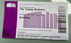 tags: The Teskey Brothers, Edinburgh, Scotland, United Kingdom, Ticket, Usher Hall - The Teskey Brothers / The Heavy Heavy (UK) on Jul 1, 2025 [191-small]