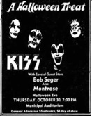 KISS / Montrose / Bob Seger & The Silver Bullet Band on Oct 30, 1975 [563-small]
