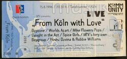 MTV presents "From Köln with Love" on Aug 15, 1996 [890-small]