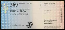 Dirk + Troy / Fred Is Dead on Jun 10, 1998 [965-small]