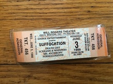 Suffocation / Death List / Screams and Whispers / Formaldehyde on Jun 3, 1998 [413-small]