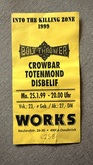 Bolt Thrower / Crowbar / Totenmond / Disbelief on Jan 25, 1999 [439-small]