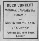 Modes For Mutants / Pyramid on Jan 5, 1981 [610-small]