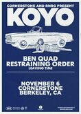 Koyo / Koyo / Ben Quad / Restraining Order / Leaving Time / Losing Streak on Nov 6, 2025 [504-small]