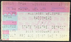 Radiohead / Teenage Fanclub on Aug 15, 1997 [340-small]