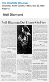 Newspaper review, Neil Diamond on Mar 4, 1982 [964-small]