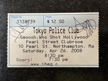 Tokyo Police Club / Smoosh / Who Shot Hollywood on Apr 26, 2008 [743-small]
