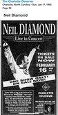 Concert ad, Neil Diamond on Feb 16, 1993 [857-small]