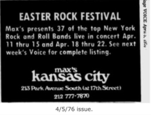 Ramones / Blondie / Poppees on Apr 18, 1976 [403-small]