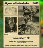 Algernon Cadwallader / Walter Mitty & His Makeshift Orchestra / First Day Back on Nov 10, 2025 [510-small]