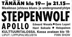 Steppenwolf / Apollo on Oct 26, 1969 [282-small]