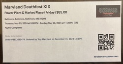 Maryland Deathfest XIX (Market Place/Power Plant Live Friday) on May 24, 2024 [355-small]