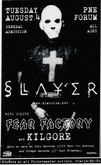 Slayer / Fear Factory / Kilgore on Aug 4, 1998 [953-small]