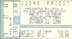 Judas Priest / Megadeth / Testament on Oct 31, 1990 [028-small]
