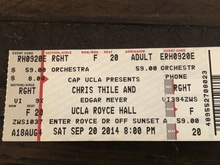 Chris Thile / Edgar Meyer on Sep 20, 2014 [891-small]