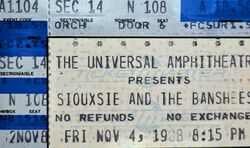 Siouxsie & The Banshees / House of Freaks on Nov 5, 1988 [213-small]