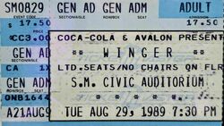 Winger / Mr. Big / King's X on Aug 29, 1989 [249-small]