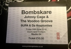 tags: Bombskare, Johnny Cage & The Voodoogroove, Supa & Da Kryptonites, Edinburgh, Scotland, United Kingdom, Ticket, Studio 24 - Bombskare / Johnny Cage & The Voodoogroove / Supa & Da Kryptonites on Jun 24, 2016 [860-small]