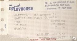 tags: Marillion, Edinburgh, Scotland, United Kingdom, Ticket, Edinburgh Playhouse Theatre - Marillion on Dec 17, 1987 [265-small]
