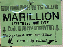 tags: Marillion, Edinburgh, Scotland, United Kingdom, Ticket, Nite Club - Marillion on Sep 12, 1982 [273-small]
