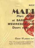 tags: Marillion, Glasgow, Scotland, United Kingdom, Ticket, Barrowland Ballroom - The Cardiacs / Marillion on Dec 19, 1984 [303-small]