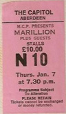 tags: Marillion, Aberdeen, Scotland, United Kingdom, Ticket, Capitol Theatre - Marillion on Jan 7, 1988 [305-small]