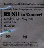 tags: Rush, Edinburgh, Scotland, United Kingdom, Ticket, Royal Highland Centre - Rush on May 24, 1983 [322-small]