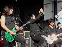 I Am Ghost ~ Gabe Iraheta, Steve Juliano, Tim Rosales III & Brian  Telestai, tags: I Am Ghost, Pomona, California, United States, Fairplex - Vans Warped Tour '07 on Jun 29, 2007 [844-small]