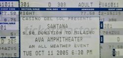 Santana / The Salvador Santana Band / Robert Randolph Family Band on Oct 11, 2005 [599-small]