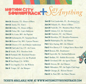 Motion City Soundtrack / Say Anything / Oso Oso / Tourist Activities (Seattle) on Dec 2, 2025 [895-small]