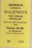 tags: BulletBoys, Edinburgh, Scotland, United Kingdom, Ticket, The Venue - BulletBoys / Little Sins on Sep 23, 1989 [915-small]